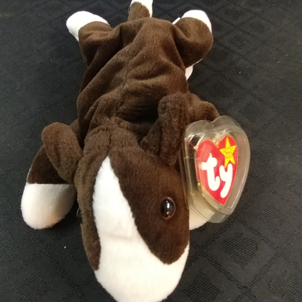 Beanie Baby, TY, Retired, Bruno MWET Collectable Plush